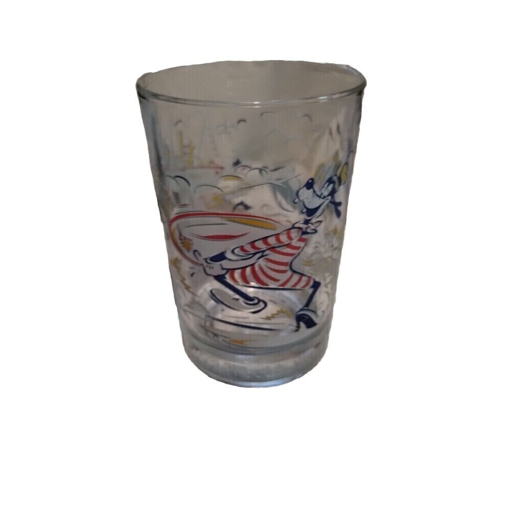 Disney Goofy in the happiest place on earth‎ Water Glass Vintage Collectible